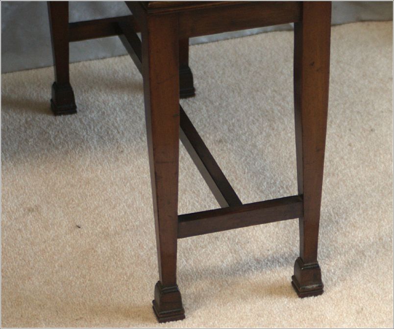 4008 Antique Inlaid Arts & Crafts Writing Desk (10)